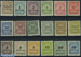 Germany, Empire 1923 Definitives 18v, Mint NH - Nuevos