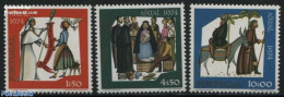 Portugal 1974 Christmas 3v, Mint NH, Religion - Christmas - Unused Stamps