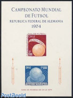 Chile 1974 World Cup Football Imperforated Sheet, Mint NH, Sport - Football - Chile