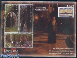New Zealand 2002 Northpex, Lord Of The Rings S/s, Mint NH, Philately - Art - Authors - Photography - Science Fiction - Neufs