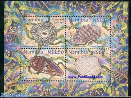 Namibia 1998 Shells S/s, Mint NH, Nature - Shells & Crustaceans - Mundo Aquatico