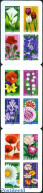 France 2012 Flowers 12v S-a In Foil Booklet, Mint NH, Nature - Flowers & Plants - Stamp Booklets - Nuovi