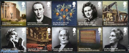 Great Britain 2012 Britons Of Distinction 10v (2x [::::]), Mint NH, History - Performance Art - Religion - Science - W.. - Unused Stamps