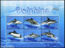 Palau 2009 Dolphins 6v M/s, Mint NH, Nature - Sea Mammals - Autres & Non Classés