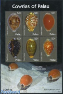 Palau 2006 Shells 6v M/s, Mint NH, Nature - Shells & Crustaceans - Mundo Aquatico