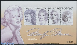 Palau 2006 Marilyn Monroe 4v M/s, Mint NH, Performance Art - Marilyn Monroe - Movie Stars - Schauspieler