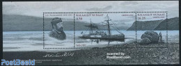 Greenland 2008 Expeditions S/s, Joint Issue Finland, Mint NH, History - Transport - Various - Explorers - Ships And Bo.. - Neufs