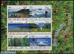 New Zealand 1999 Scenic Walks S/s, Limited Edition, Mint NH, Various - Tourism - Ongebruikt