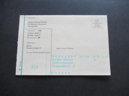 BRD 1966 Portofreiheit Gebühr Bezahlt Beim Postamt Menden (Sauerland) Stadtverwaltung Menden Wahlbenachrichtigung - Lettres & Documents