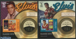 Palau 2012 Elvis Presley 2 S/s, Mint NH, Performance Art - Elvis Presley - Music - Popular Music - Elvis Presley