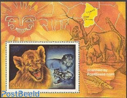 Chad 1972 Lion S/s, Mint NH, Nature - Cat Family - Sonstige & Ohne Zuordnung