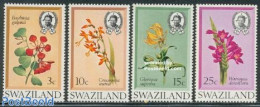 Eswatini/Swaziland 1971 Flowers 4v, Mint NH, Nature - Flowers & Plants - Swaziland (1968-...)