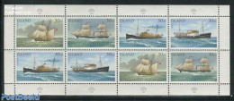Iceland 1991 Postal Ships M/s, Mint NH, Transport - Stamp Day - Ships And Boats - Ungebraucht