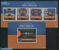 Palau 2013 World Radio Day 2 S/s, Mint NH, Performance Art - Radio And Television - Télécom