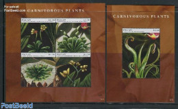 Palau 2012 Carnivorous Plants 2 S/s, Mint NH, Nature - Flowers & Plants - Other & Unclassified