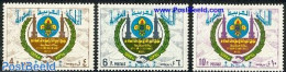 Saudi Arabia 1974 National Jamboree 3v, Mint NH, Sport - Scouting - Saudi Arabia