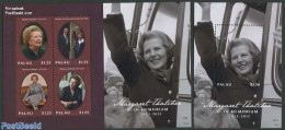 Palau 2013 Margaret Thatcher 2 S/s, Mint NH, History - Politicians - Autres & Non Classés