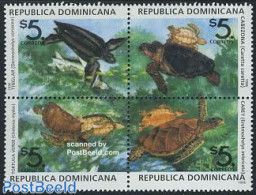 Dominican Republic 1996 Sea Turtles 4v [+], Mint NH, Nature - Reptiles - Turtles - Other & Unclassified