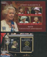 Palau 2013 Diamond Coronation 2 S/s, Mint NH, History - Kings & Queens (Royalty) - Königshäuser, Adel