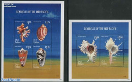 Palau 2014 Sea Shells 2 S/s, Mint NH, Nature - Shells & Crustaceans - Meereswelt