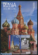 Palau 2014 Russia, Sites And Scenes S/s, Mint NH, Religion - Churches, Temples, Mosques, Synagogues - Churches & Cathedrals
