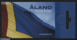 Aland 2009 Flag Booklet S-a, Mint NH, History - Transport - Flags - Stamp Booklets - Ships And Boats - Non Classificati