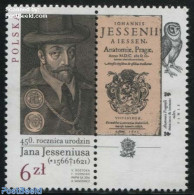 Poland 2016 Jan Jessenius 1v+tab, Joint Issue Czech Republic, Slovakia, Hungary, Mint NH, Health - Nature - Various - .. - Unused Stamps