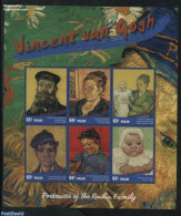 Palau 2015 Vincent Van Gogh 6v M/s, Mint NH, Art - Modern Art (1850-present) - Paintings - Vincent Van Gogh - Other & Unclassified