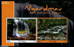 Palau 2016 Ngardmau Waterfall 4v M/s, Mint NH, Nature - Water, Dams & Falls - Autres & Non Classés