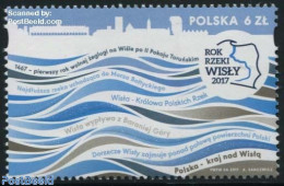 Poland 2017 Year Of The River Vistula 1v, Mint NH, Nature - Water, Dams & Falls - Neufs