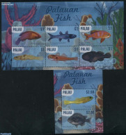 Palau 2016 Palauan Fish 2 S/s, Mint NH, Nature - Fish - Poissons