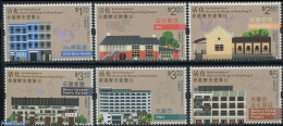 Hong Kong 2017 Revitalisation Of Historic Buildings 6v, Mint NH, Art - Architecture - Neufs