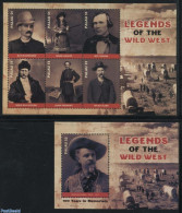 Palau 2017 Legends Of The Wild West 2 S/s, Mint NH, History - Nature - Various - History - Horses - Weapons - Unclassified