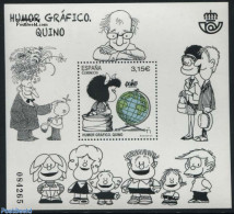 Spain 2017 Comics, Quino S/s, Mint NH, Various - Globes - Art - Comics (except Disney) - Unused Stamps