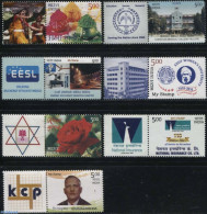 India 2017 My Stamp 7v+tabs, Mint NH, Health - Nature - Religion - Science - Various - Health - Flowers & Plants - Ros.. - Nuevos