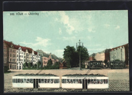 AK Köln-Neustadt, Partie Am Ubierring Mit Strassenbahnen Und Häuserblick  - Tramways