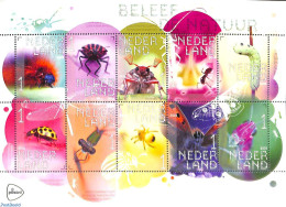 Netherlands 2018 Nature, Insects 10v M/s S-a, Mint NH, Nature - Insects - Nuevos