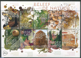 Netherlands 2019 Nature, Autumn 10v In M/s S-a, Mint NH, Nature - Trees & Forests - Unused Stamps