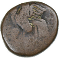 Inde Française , Doudou, (1836), Pondichéry, Coq, Bronze, B+ - Other & Unclassified