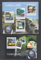 Mozambique 2014 Tramways 2 S/s, Mint NH, Transport - Railways - Trams - Trains