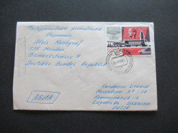Russland UdSSR / Ukraine 1966 Par Avion Luftpost Luganska - Menden Sauerland - Ukraine