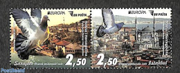 Bosnia Herzegovina 2020 Europa, Old Postal Roads 2v [:], Mint NH, History - Nature - Europa (cept) - Birds - Post - Post