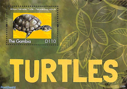 Gambia 2013 Turtles S/s, Mint NH, Nature - Reptiles - Turtles - Gambia (...-1964)