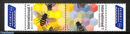 Netherlands 2021 Bees 2v [:], Mint NH, History - Nature - Europa (cept) - Bees - Insects - Ongebruikt