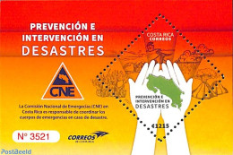 Costa Rica 2020 Protection From Disasters S/s, Mint NH, History - Various - Maps - Disasters - Aardrijkskunde