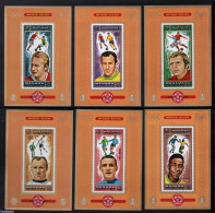 Manama 1972 Famous Football Players, Olympics 6 S/s, Mint NH, Sport - Football - Olympic Games - Manama