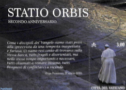 Vatican 2022 Statio Orbis S/s, Mint NH, Religion - Pope - Ongebruikt