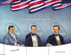 Costa Rica 2021 Legado, Independence S/s, Mint NH - Costa Rica