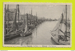 Flandre Occidentale OSTENDE Oostende Ostend N°150 Le Port The Harbour Beaux Bateaux De Pêche VOIR DOS - Oostende