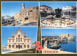 72597201 Heraklion Iraklio Schloss Brunnen Hafenpartie Heraklion Iraklio - Greece